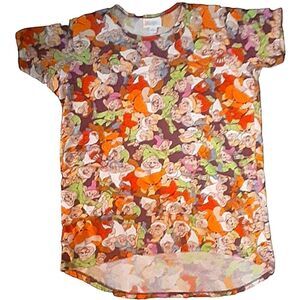 Lularoe Seven Dwarfs Top Girls Size 10